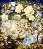 Fairies And A Field Mouse art print