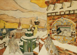 Russian School art print