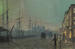 Humber Dockside, Hull, 1881 art print