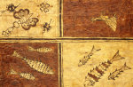 Melanesian Painted Bark Cloth Decorated With A Fowl giclee art print