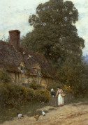 Old Post Office, Brook,  Near Witley giclee art print