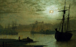 On The Esk, Whitby art print