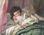 Reading Time giclee art print