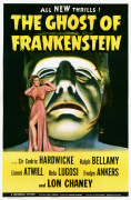 The Ghost Of Frankenstein, 1942, Universal giclee art print
