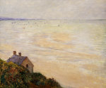 The Hut At Trouville; Low Tide, 1881 art print