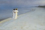 Summer Afternoon on Skagen Beach art print