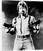 Celebrity Image art print - Chuck Norris poster