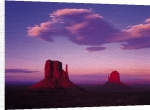 Anonymous art print - Monument Valley poster