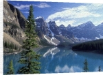 Anonymous art print - Morraine Lake poster