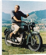 Celebrity Image art print - Steve McQueen poster