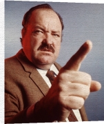 Celebrity Image art print - William Conrad poster