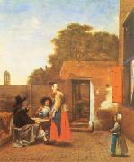 Pieter De Hooch art print
