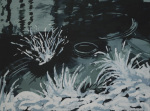 Black Lake - Winter giclee art print