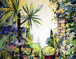 Blanes botanical gardens giclee art print