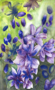 Blue Chaos giclee art print