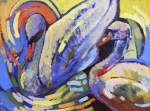 Love birds giclee art print