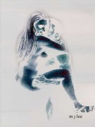 m j lee art print