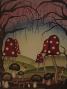 Mystical Mushrooms art print