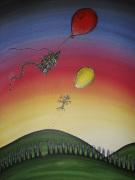 On The Way With Friends art print