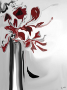 Red Orchid 2 giclee art print