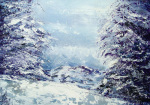 Snow Trek giclee art print