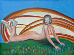 Cherry Nude giclee art print