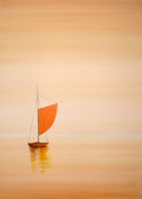 Coloured Sail at Dawn art print