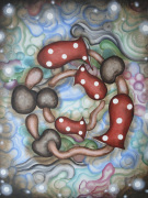 Crazy Mushroom Stirfry art print