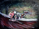 Greyhound Number Three giclee art print
