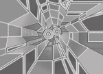 Infinity Vault - Silver giclee art print
