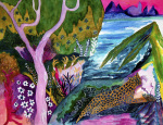 Leopard Lost giclee art print