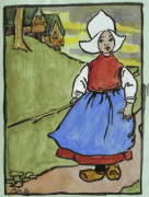 Little Dutch Girl art print