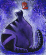 Mog and the butterfly art print