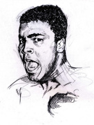 Muhammad Ali giclee art print