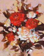 Roses Bouquet giclee art print