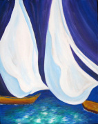 Sailing at Cowes giclee art print