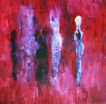 The Hooded Monk and the Bringers of Light giclee art print