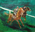 Two Horse Race giclee art print