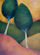 Two Trees Sunshine giclee art print