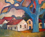 Under the Blue Oak giclee art print