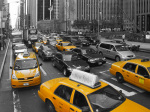 Yellow Cabs NY giclee art print