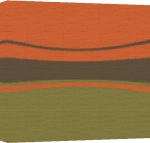 Erin Rafferty art print - Acid Green & Orange poster
