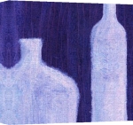 Erin Rafferty art print - Blue Pots 2 poster