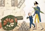 French School art print