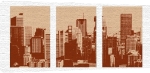 Erin Rafferty art print - Cityscape Triptych poster
