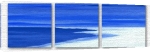 Erin Rafferty art print - Deserted Shores Triptych poster