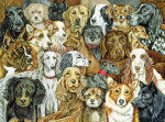 Dog Spread giclee art print