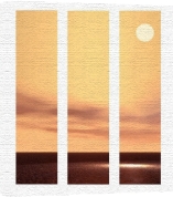 Erin Rafferty art print - Dusky Seas Triptych poster