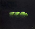Five Green Apples art print