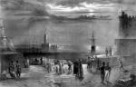Hussein leaving Algiers1830 giclee art print